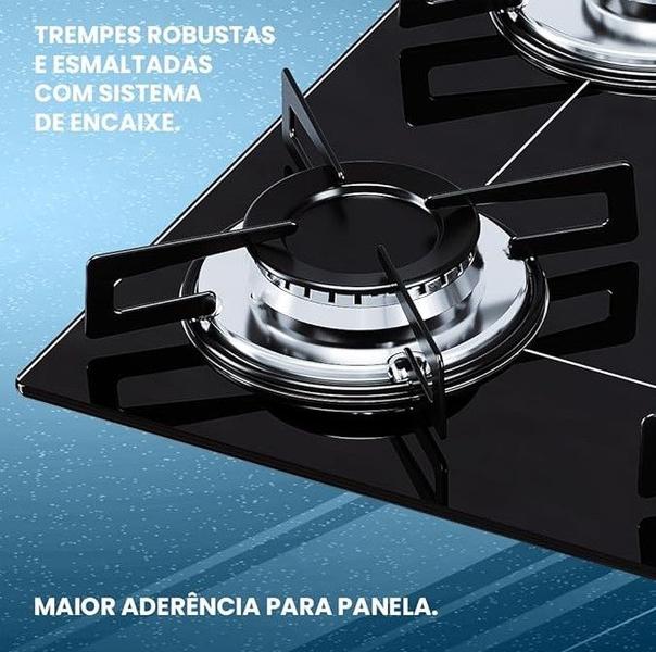 Imagem de Cooktop 4 Bocas Chamalux GLP Ultra Chama 110V/220V