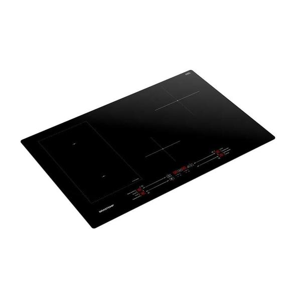 Imagem de Cooktop 4 bocas de indução Brastemp com Flexizone Preto - BDJ77BEANA 220V