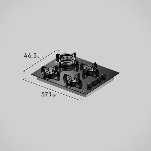 Imagem de Cooktop 4 Bocas Electrolux a Gás com Tripla Chama (KE4TP)