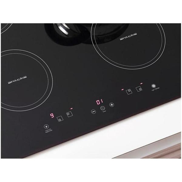 Imagem de Cooktop 4 Bocas Fischer Indução, Mesa Vitrocerâmica, Preto