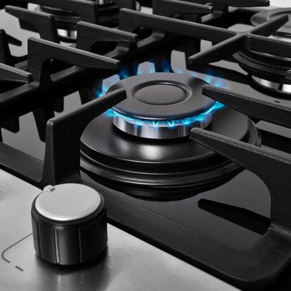 Cooktop 4 Bocas Fischer Vidro Temperado Platinium Imagem de Cooktop 4 Bocas Fischer Vidro Temperado Platinium