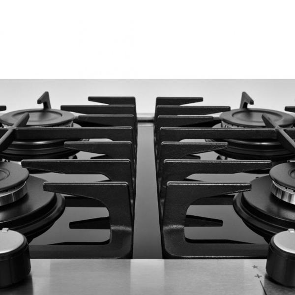Cooktop 4 Bocas Fischer Vidro Temperado Platinium Imagem de Cooktop 4 Bocas Fischer Vidro Temperado Platinium