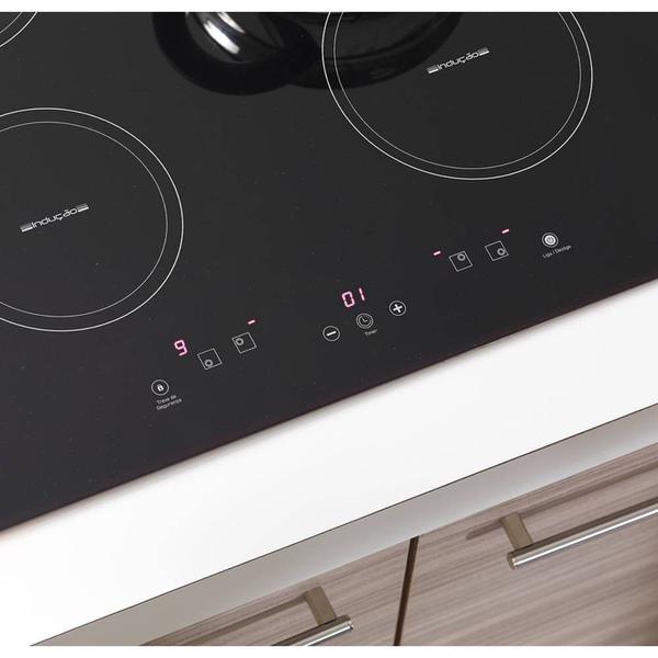 Imagem de Cooktop 4 Bocas Fischer Vitrocerâmica 4Q Indução Preto 220V