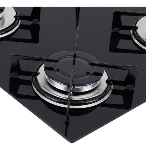 Imagem de Cooktop 4 Bocas Gas 55x46cm Automatico Vidro Bivolt Fischer