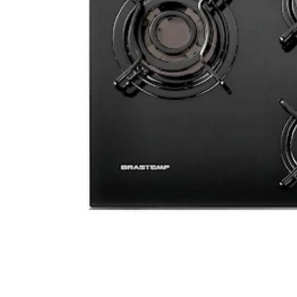 Imagem de Cooktop 5 Bocas a Gás Brastemp BDD85AE com Acendimento Automático - Preto / "Bivolt"