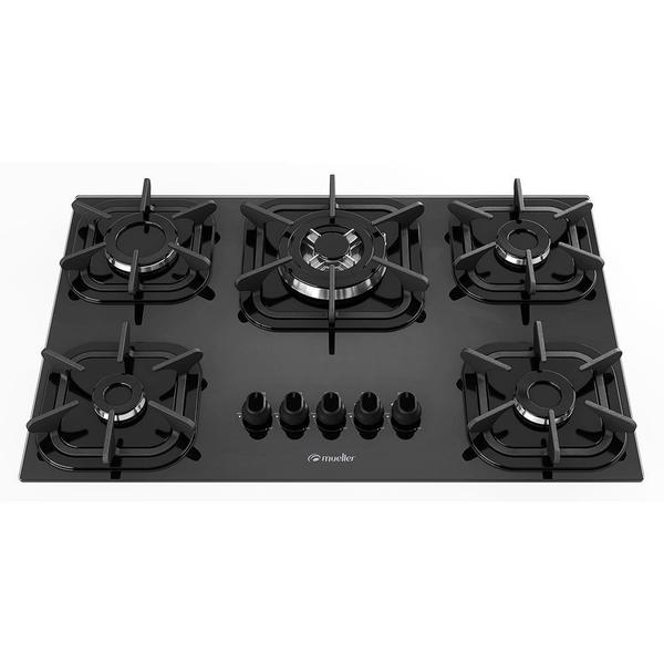 Imagem de Cooktop 5 Bocas a Gás Mueller G4 Tripla Chama