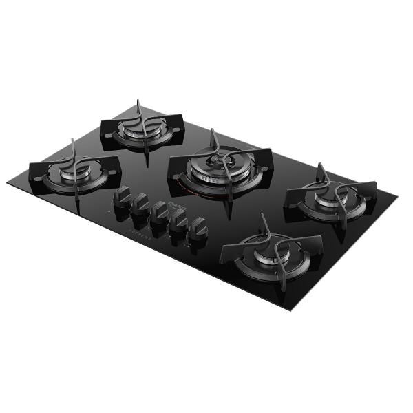 Imagem de Cooktop 5 Bocas com Mesa de Vidro e Tripla Chama DakoSupreme