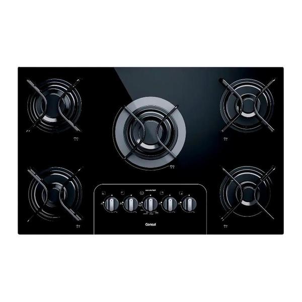 Imagem de Cooktop 5 bocas Consul Controle Fácil Acendimento Bivolt