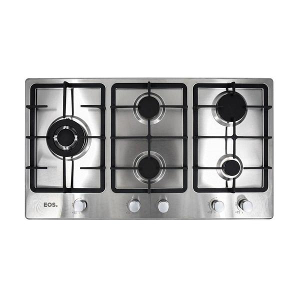 Imagem de Cooktop a Gás 05 Bocas EOS Inox 90cm ECG05IB Bivolt