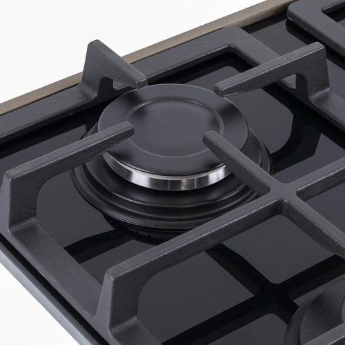 Imagem de Cooktop À Gás - 4 Bocas Metal Fischer Platinium - Preto