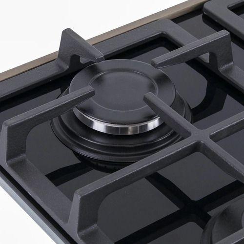 Imagem de Cooktop À Gás - 4 Bocas Metal Fischer Platinium