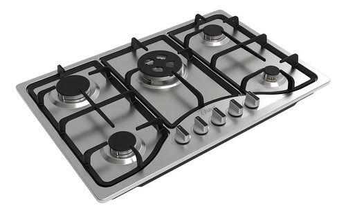 Imagem de Cooktop A Gas 5 Bocas Semi Profissional 88x63cm Inox Oster