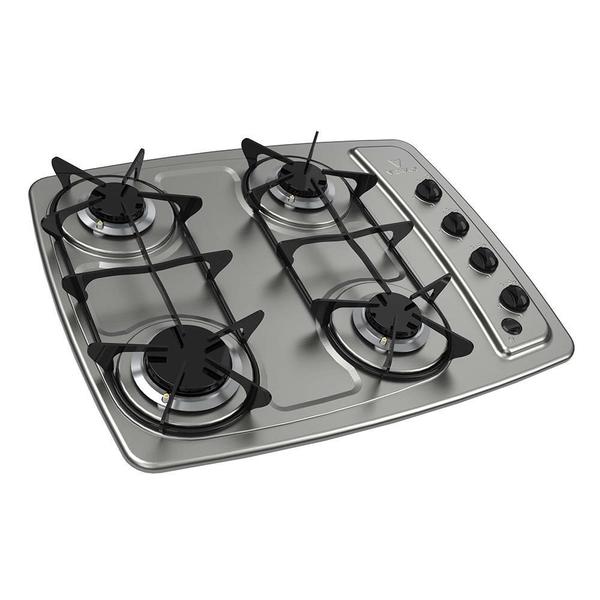 Imagem de Cooktop A Gás Glp Venax Automático 4 Bocas Inox Bivolt