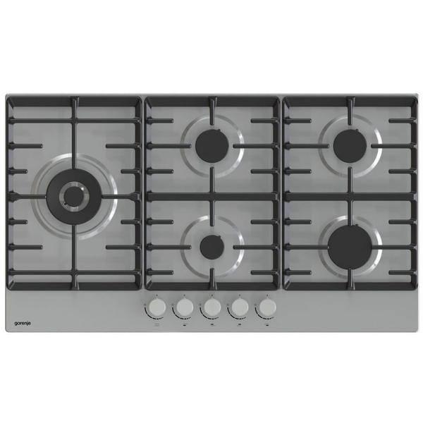 Imagem de Cooktop a Gás Gorenje 5 Bocas 90Cm Inox 220V GW951X-BR