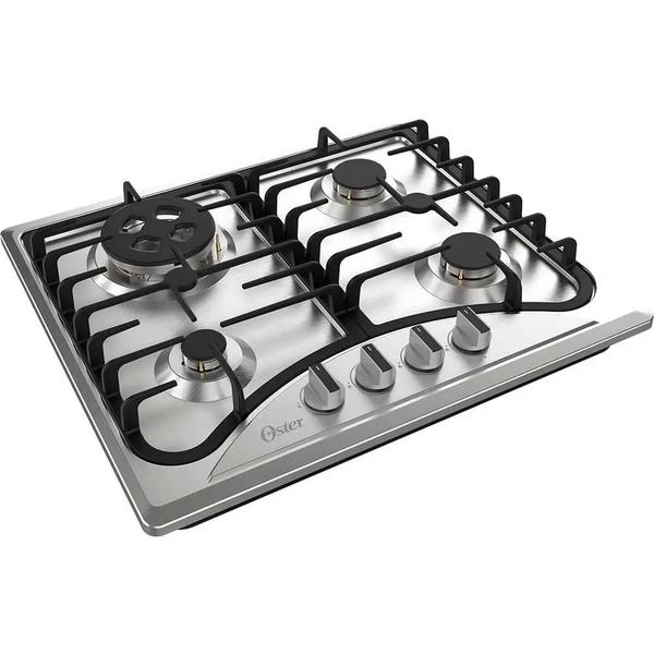 Imagem de Cooktop a Gás Inox 4 Bocas Oster Semi OTOP601 - Bivolt