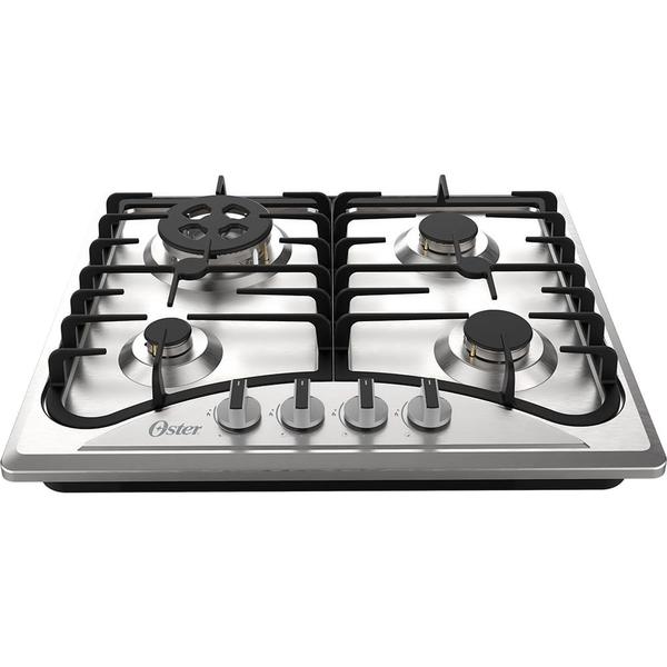 Imagem de Cooktop a Gás Inox 4 Bocas Oster Semiprofissional