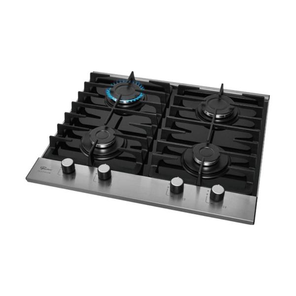 Imagem de Cooktop a Gás Mesa Vidro 4 Bocas Fischer Platinium Bivolt