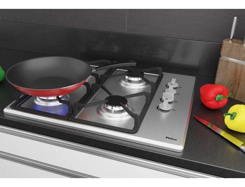 Imagem de Cooktop À Gás Philco Pct04i - 4 Queimadores - Inox