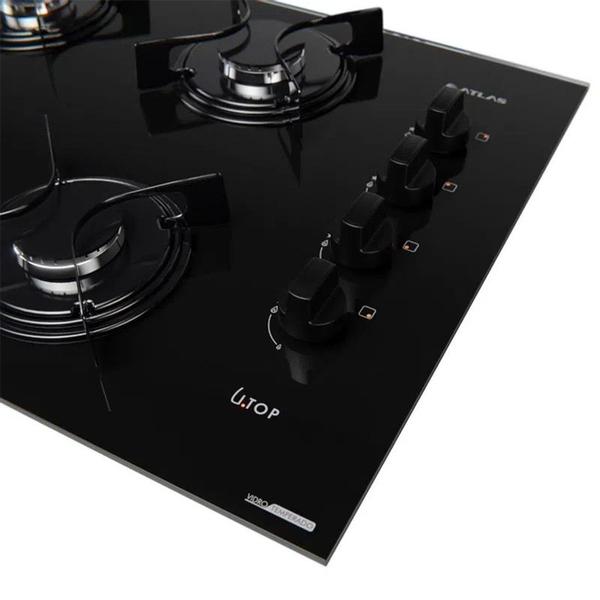 Imagem de Cooktop Atlas U.Top 4 Bocas Acendimento Automático