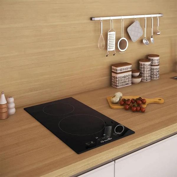 Imagem de Cooktop de Embutir 2 Bocas MCI162BG1 Mueller Preto 220V