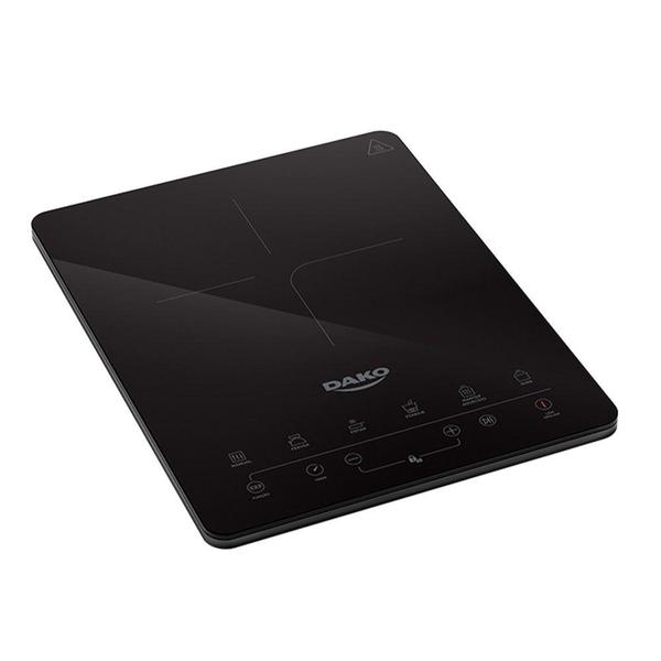 Imagem de Cooktop de Indução 1 Boca Dako com Mesa Vitrocerâmica e Indicador de Calor Preto 110V