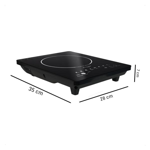 Imagem de Cooktop de Indução PandaPlus Cheff Gourmet 1 Boca, Preto Bivolt, Portátil e Compacto, com Controle de Temperatura e Eficiência Energética