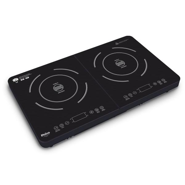 Imagem de Cooktop de Indução Portátil Philco 2 queimadores PCT20P