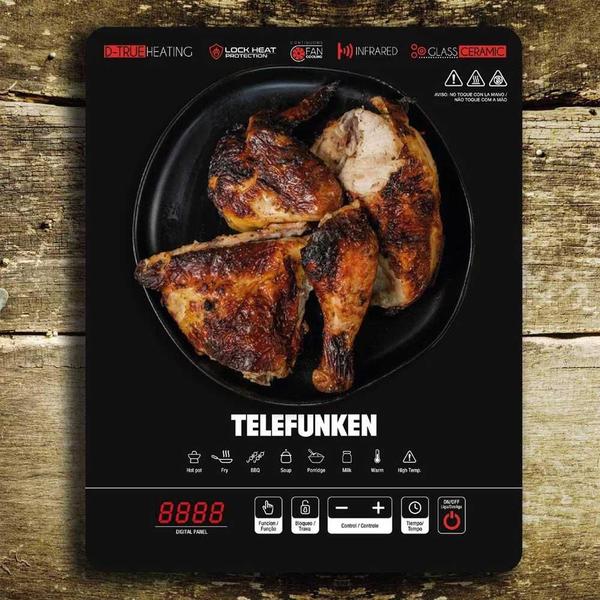 Imagem de Cooktop de Indução Telefunken 1 Boca 1200W TF-AV8000 - 127V