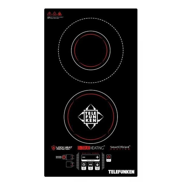 Imagem de Cooktop De Indução Telefunken 2 Bocas 3200W Tf-Av2040 - 220V