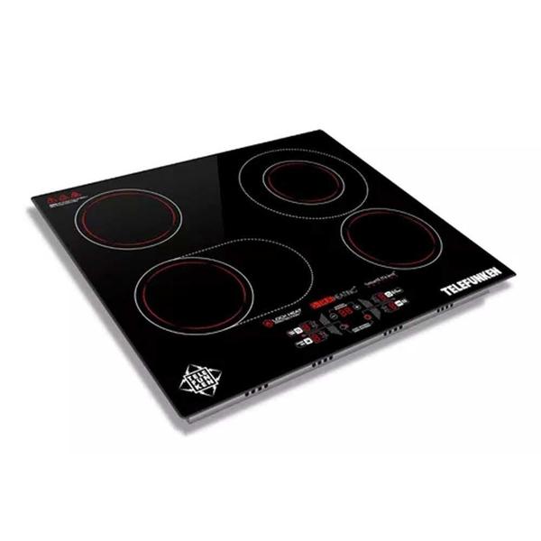 Imagem de Cooktop De Indução Telefunken 4 Bocas 6600W Tf-Av4080 - 220V