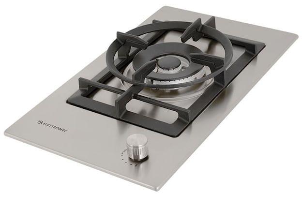 Imagem de Cooktop dominó elettromec a gas 1b gusa 30 cm dg-1q-30-xq-3zea