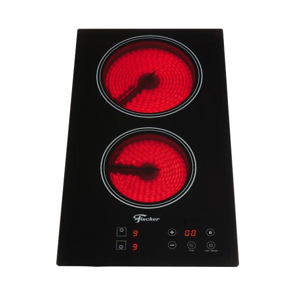 Cooktop Elétrico 2 Bocas 220v Touch Mesa Vitrocerâmica Fischer Cooktop Elétrico 2 Bocas 220v Touch Mesa Vitrocerâmica Fischer