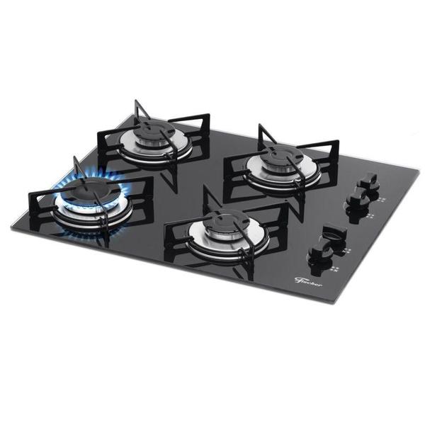 Imagem de Cooktop Fischer 4 Bocas Preto Bivolt 1519-5713