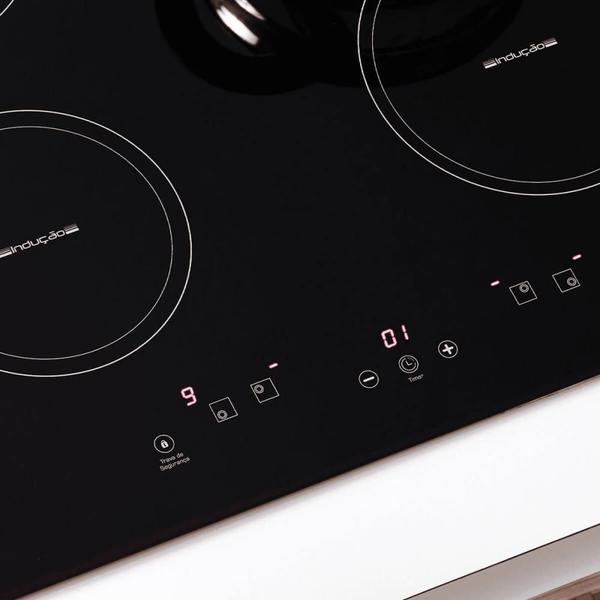 Cooktop Fischer Por Indução 4 Bocas Mesa Vitrocerâmica Com Touch Screen 220v 25943(56251) Imagem de Cooktop Fischer Por Indução 4 Bocas Mesa Vitrocerâmica Com Touch Screen 220v 25943(56251)