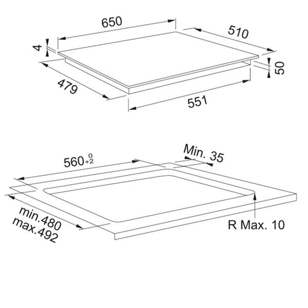 Imagem de Cooktop franke indução smart fsm 654 i bk 220v 17106