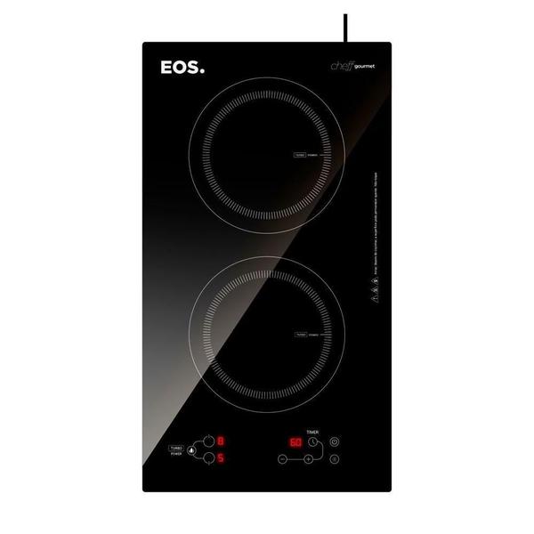Cooktop Indução 220V Eci02Ep E Panela Inox Solar 16Cm - Eos Imagem de Cooktop Indução 220V Eci02Ep E Panela Inox Solar 16Cm - Eos