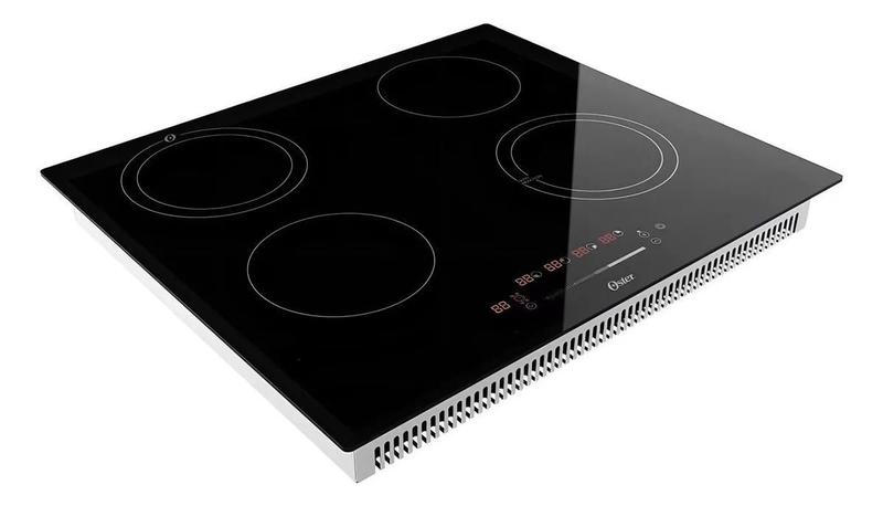 Imagem de Cooktop Indução 4 Bocas Touchscreen Vidro Preto Oster 220v