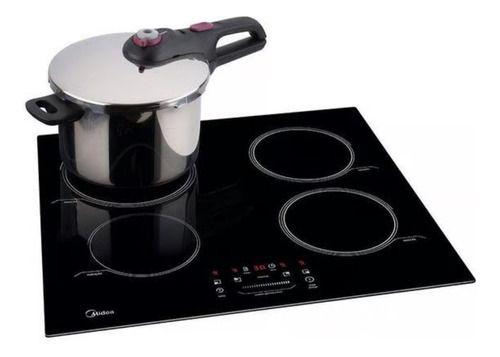 Imagem de Cooktop Indução Vitrocerâmico 4 Bocas 220v 59x56,5cm - Midea