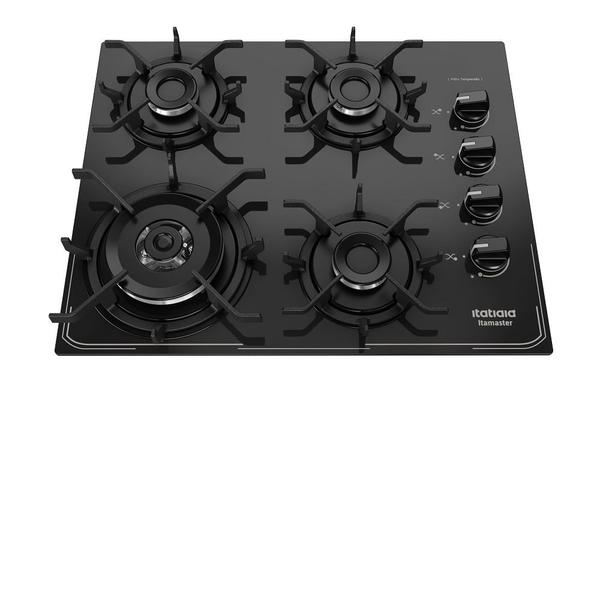 Imagem de Cooktop Itatiaia 4 Bocas Tripla Chama Itamaster Preto - Bivolt