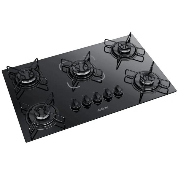Cooktop Itatiaia 5 Bocas Essencial Preto - Bivolt Cooktop Itatiaia 5 Bocas Essencial Preto - Bivolt