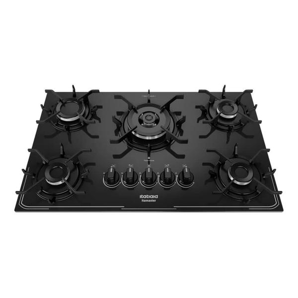 Imagem de Cooktop Itatiaia 5 bocas Itamaster Superautomático Preto - Bivolt