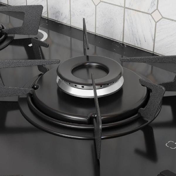 Imagem de Cooktop itatiaia electra 5 bocas vidro preto bivolt (3700000352)