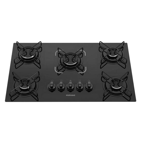 Cooktop Itatiaia Essencial 5 Bocas Preto - Bivolt Cooktop Itatiaia Essencial 5 Bocas Preto - Bivolt