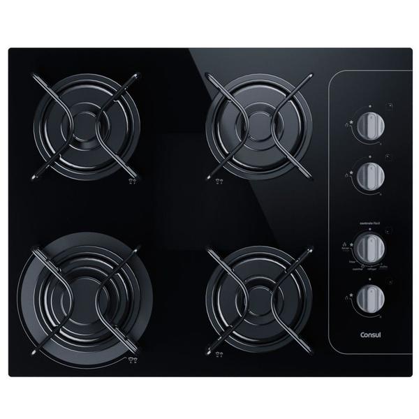 Imagem de Cooktop Mesa de Vidro 4 Bocas a Gás Consul Facilite CD060AE