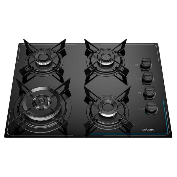 Imagem de Cooktop Midi Pop Art 4 bocas Tripla Chama - Preto