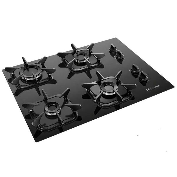 Imagem de Cooktop Mueller 4 Bocas Com Queimador Ultra Chama G5