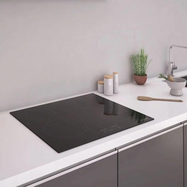 Imagem de Cooktop Mueller 4 Bocas de Indução com Turbo e Mesa Vitrocerâmico Preto 220V