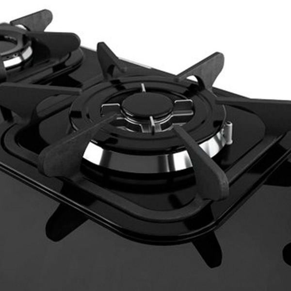 Imagem de Cooktop Mueller 5 Bocas Com Queimador Tripla Chama Wk26 60.1270.004 Preto Bivolt