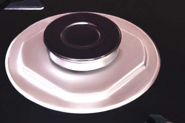 Imagem de Cooktop Nardelli 2 Bocas Mesa de Vidro Preto/Inox Bivolt