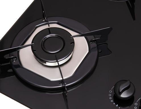 Imagem de Cooktop Nardelli 5 Bocas Mesa de Vidro Preto/Inox Bivolt